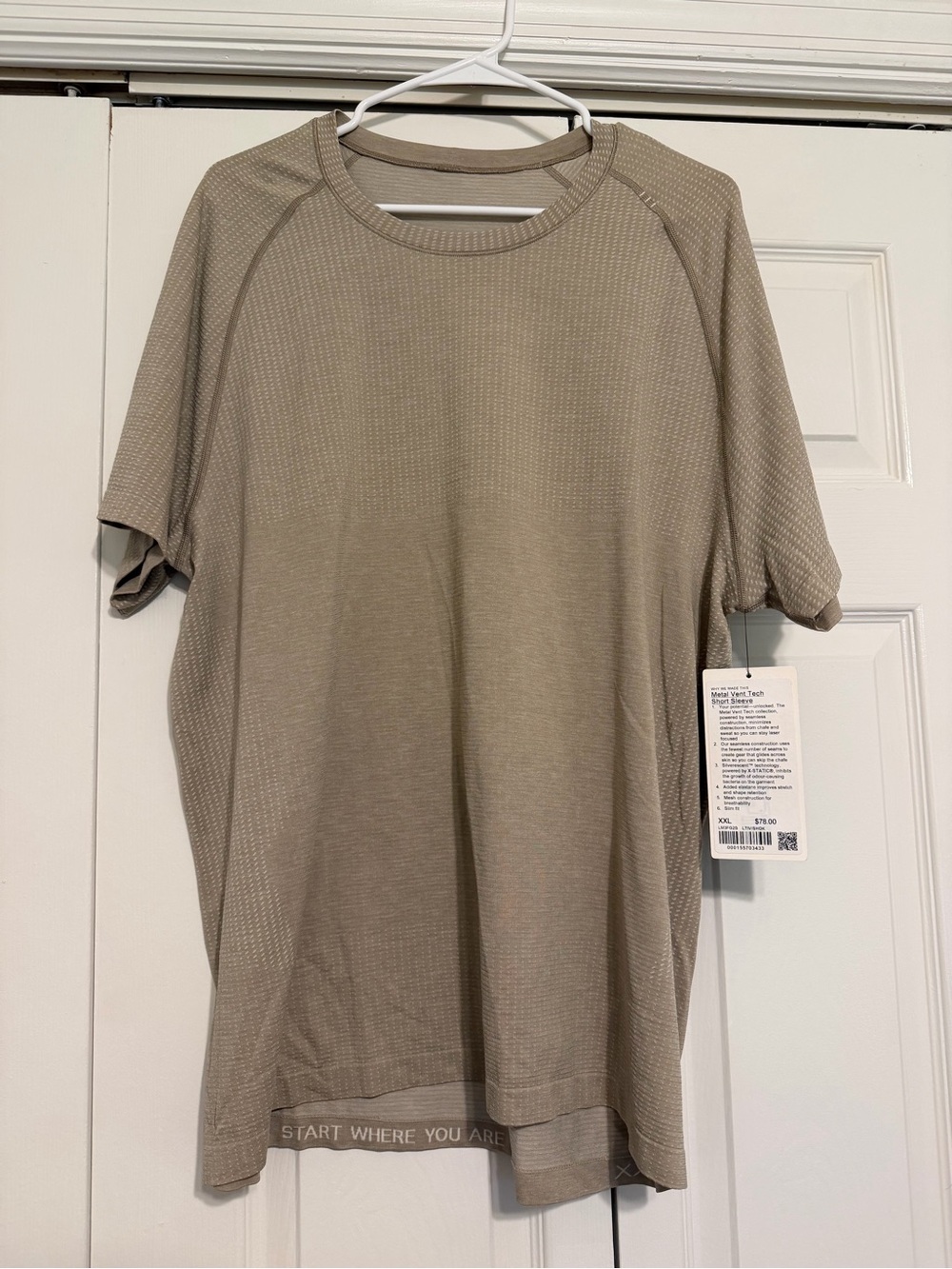 lululemon athletica Short Sleeve Performance Tee - Tan